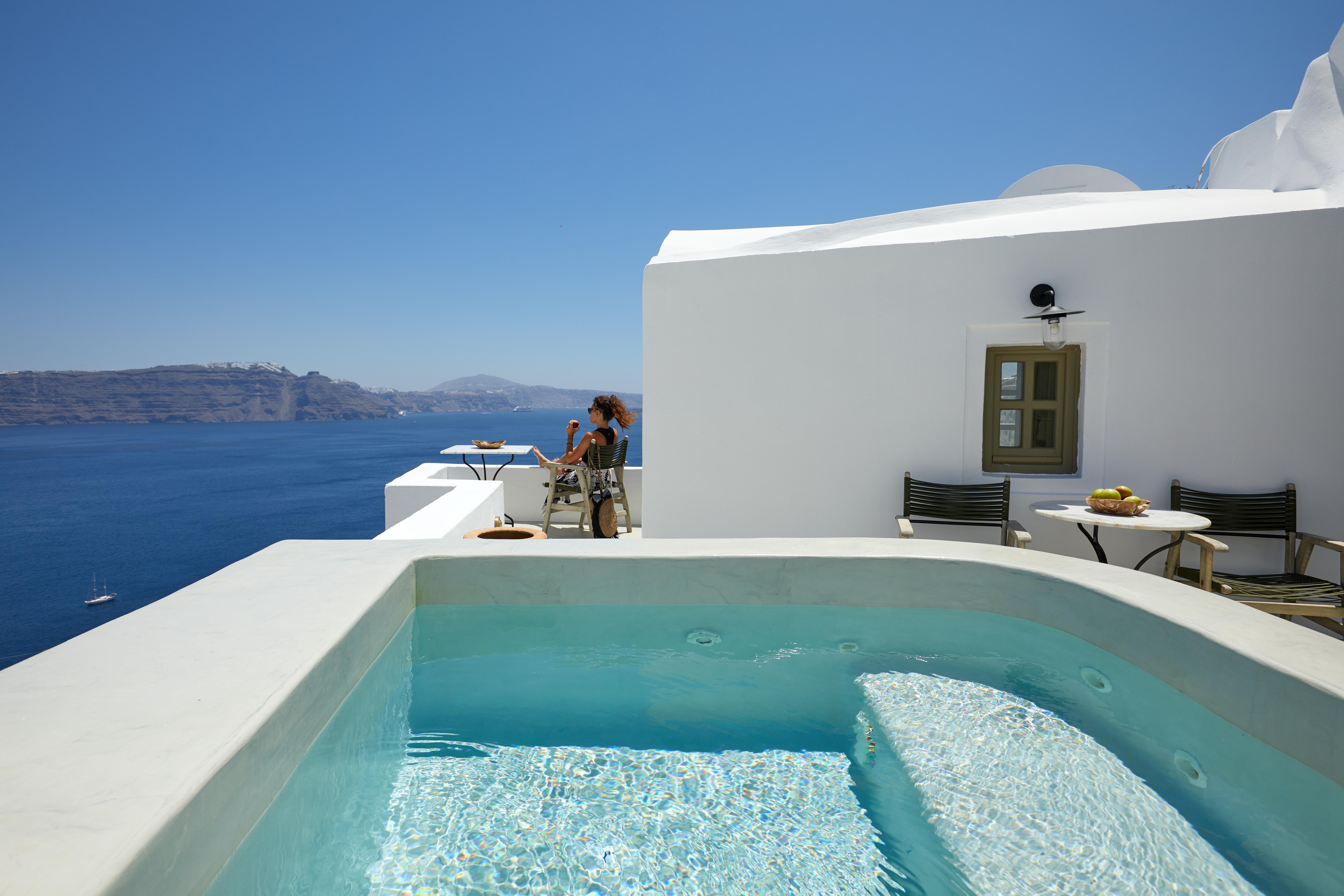 Rhenia'S Suites Oia Exterior foto